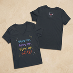 Charcoal front-and-back flat lay