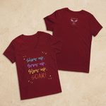 Classic Red front-and-back flat lay