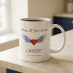Heritage Mug on a softly lit kitchen counter