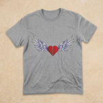 Sport Grey youth tee flat lay