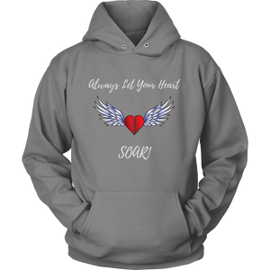 Logo/Motto Unisex Hoodie - Soaring Hearts LLC