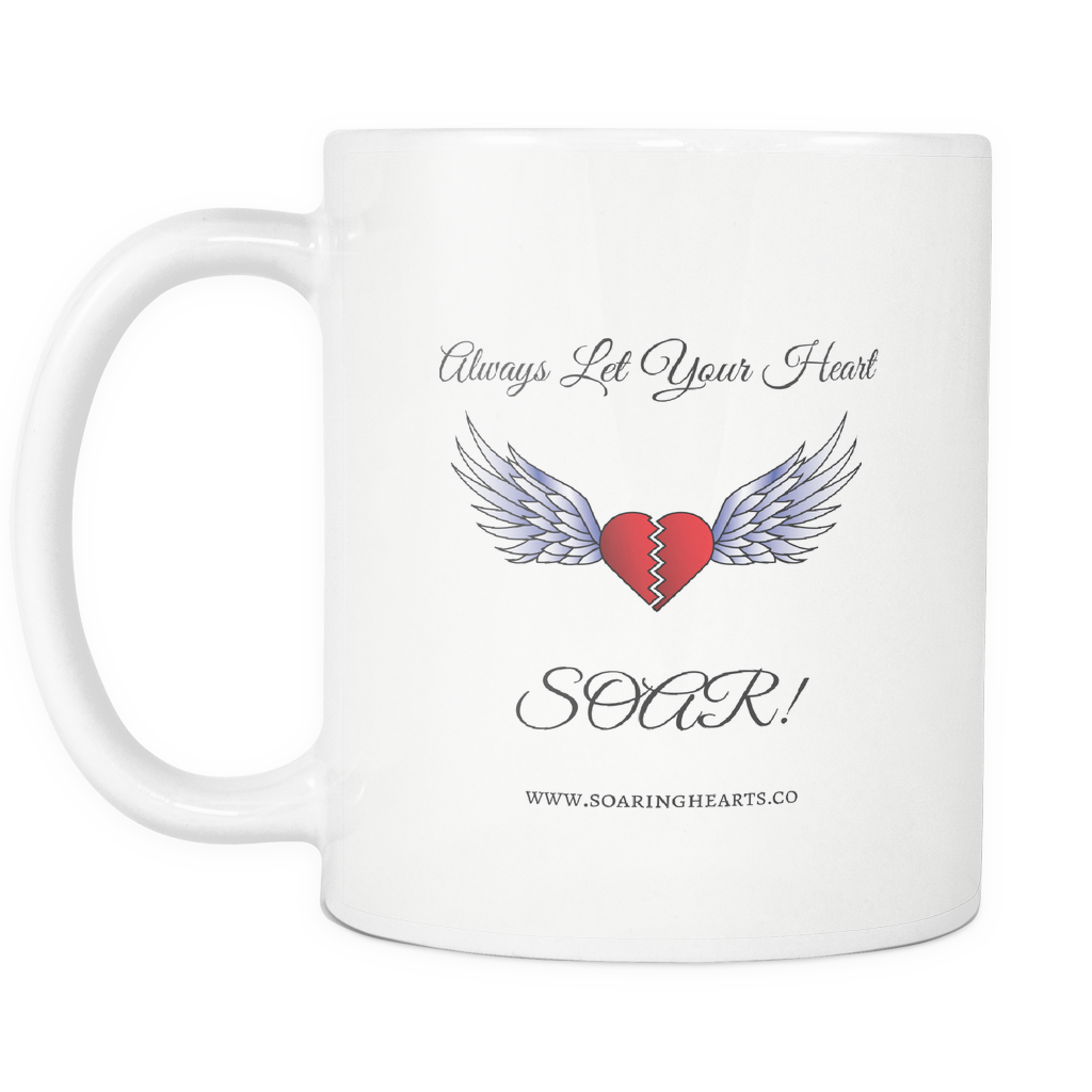 Logo/ Motto Mug - Soaring Hearts LLC