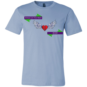 Men's Soaring Hearts T-shirt "Logo/Motto" - Soaring Hearts LLC