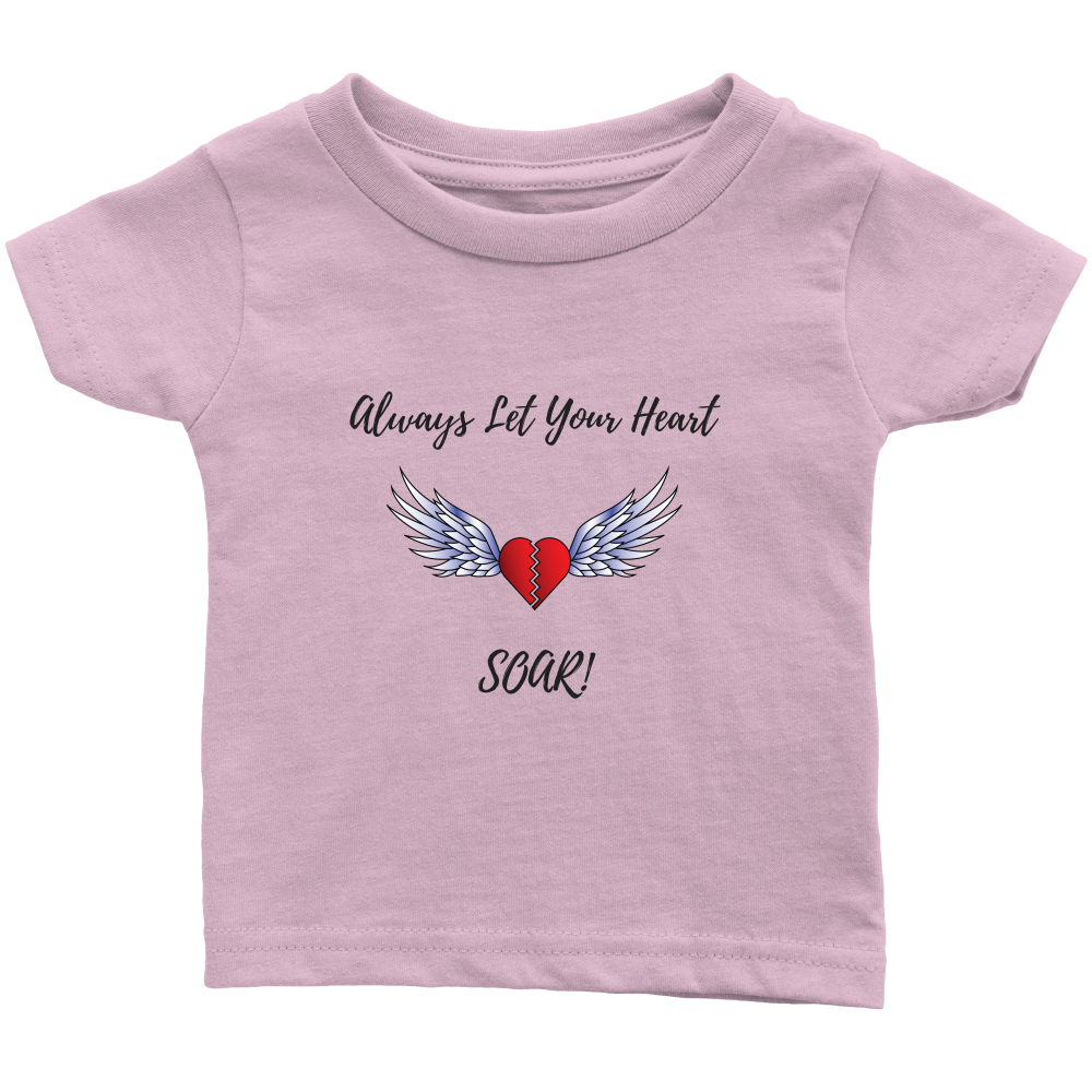 Short Sleeve "Logo/Motto" T-shirt Infant/Toddler - Soaring Hearts LLC