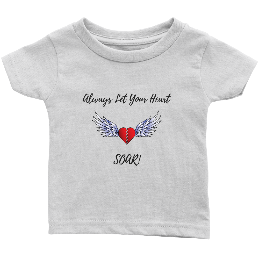 Short Sleeve "Logo/Motto" T-shirt Infant/Toddler - Soaring Hearts LLC