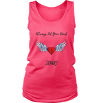 "Logo/Motto" Tank Womens - Soaring Hearts LLC